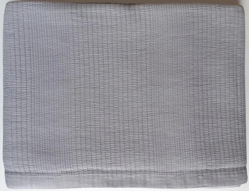 250x260 cm colcha de verao 100% algodão para cama de casal: Cinzento