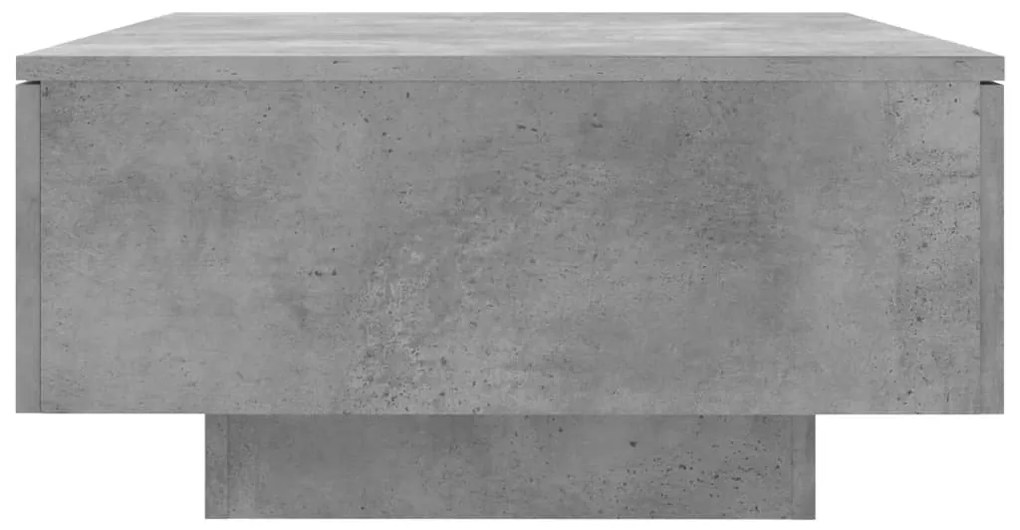 Mesa de centro 90x60x31 cm contraplacado cinzento cimento