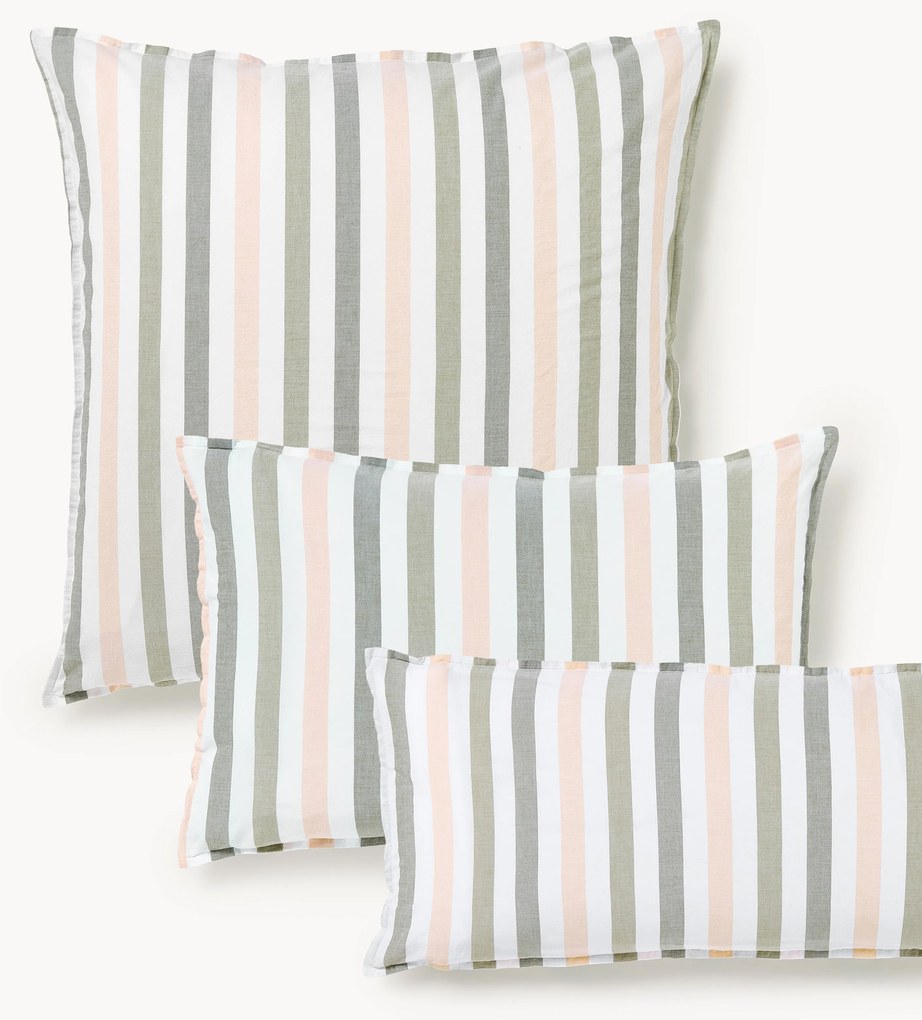 Fronha de almofada em algodão lavado Harriet