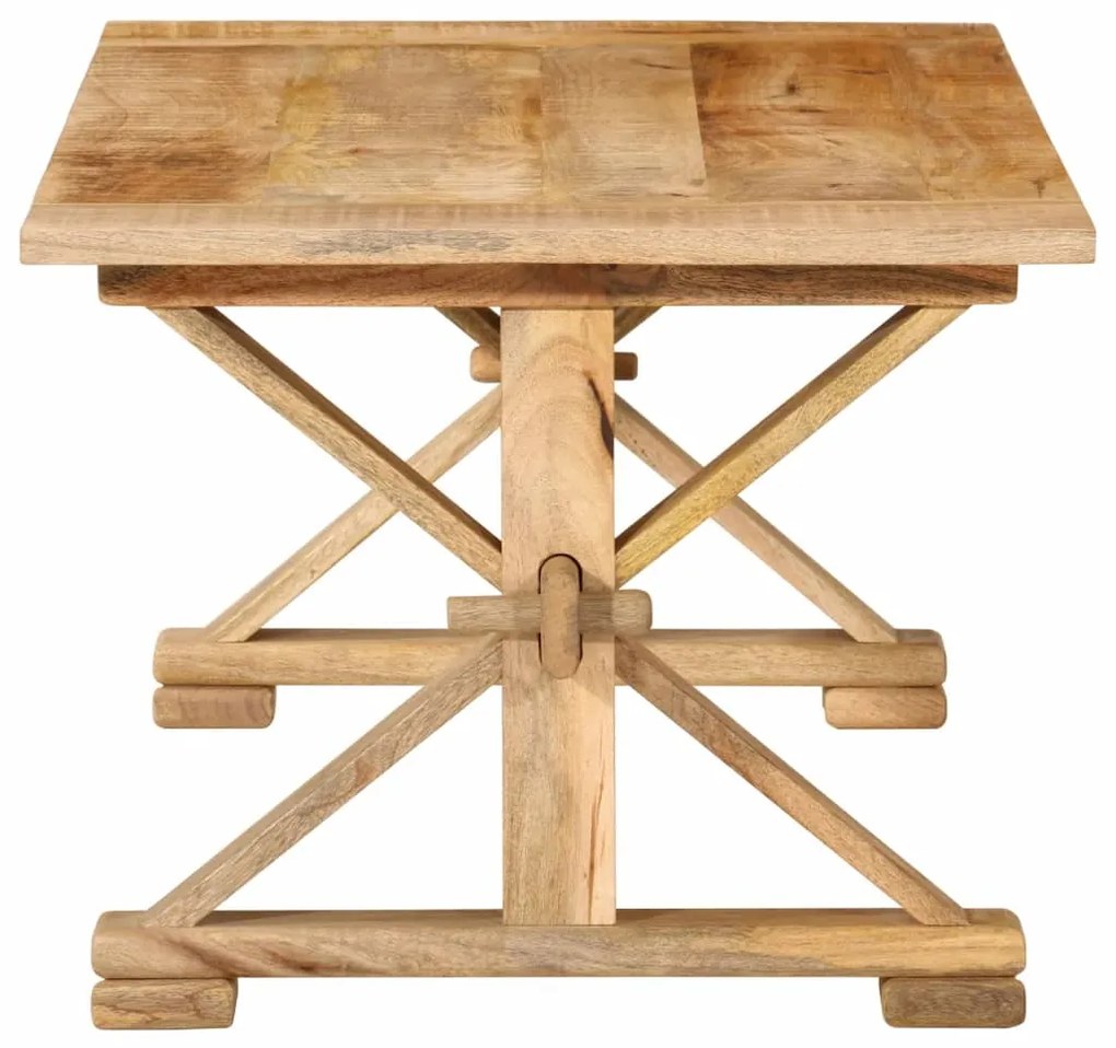 Mesa de centro 110x52x40 cm madeira de mangueira maciça