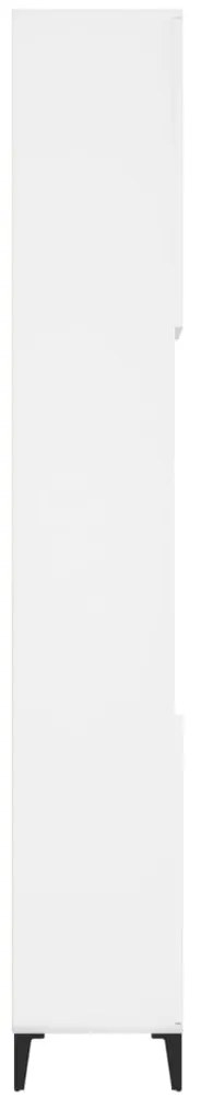 Armário casa de banho 30x30x190 cm derivados de madeira branco