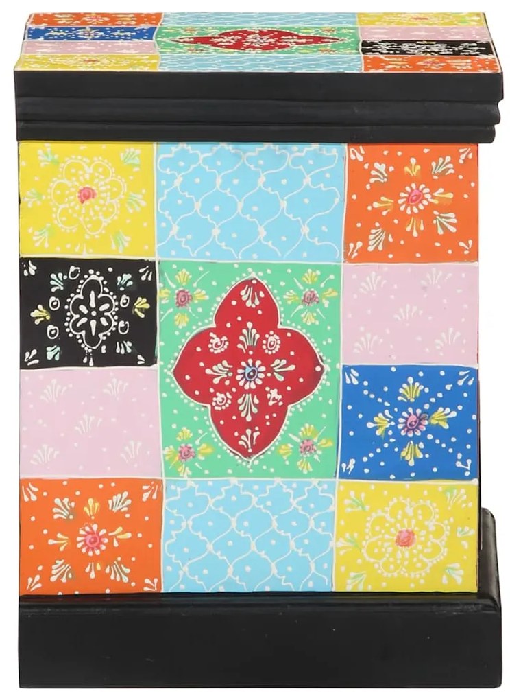 Cômoda de Canto VidaXL Multicolorida 40x35x45 cm Madeira de Engenharia