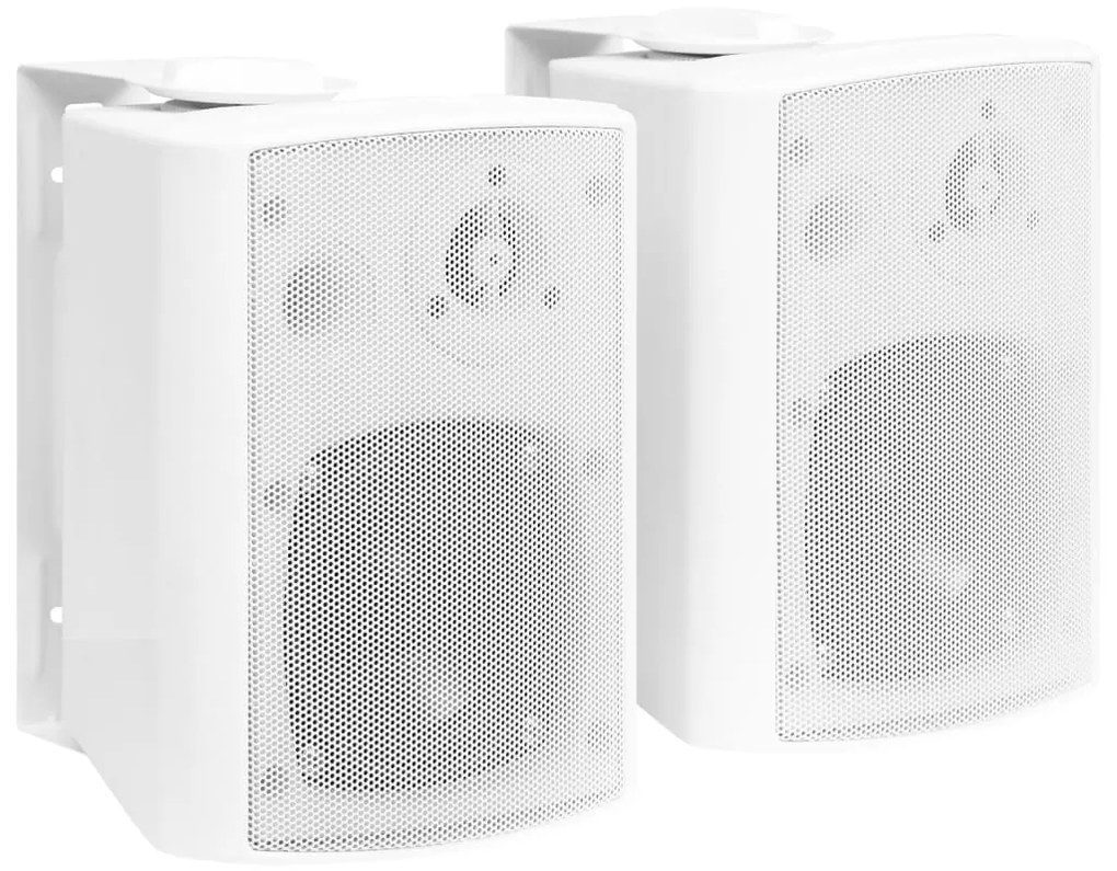 70161 vidaXL Colunas de som para parede interior/exterior 2 pcs 80 W branco