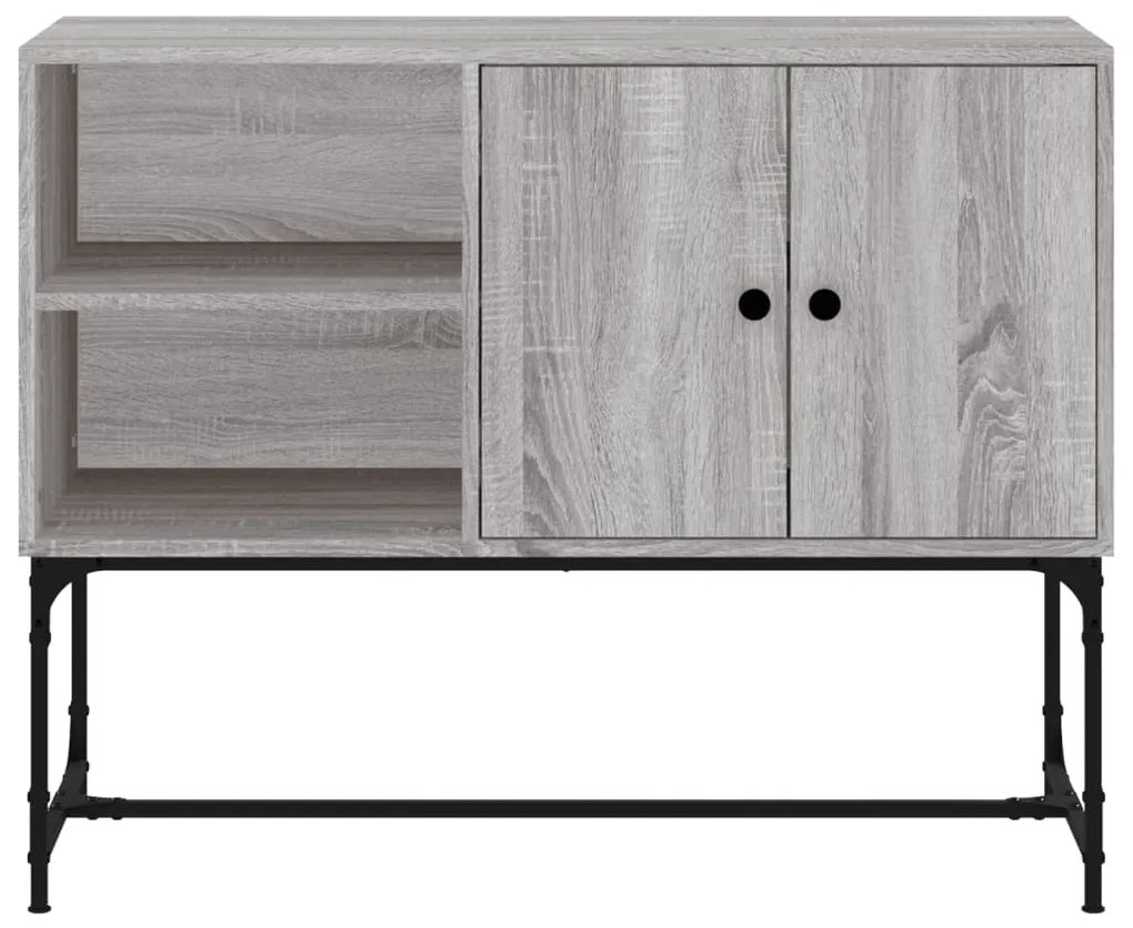 Aparador 100x40x79,5 cm derivados de madeira cinzento sonoma