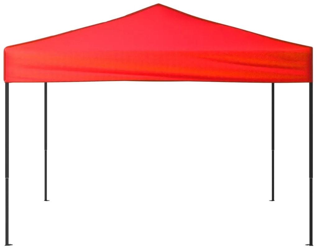 Tenda para festas dobrável 3x3 m vermelho