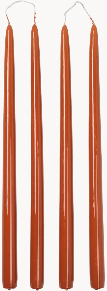 Velas de jantar artesanais Smooth, conjunto de 4