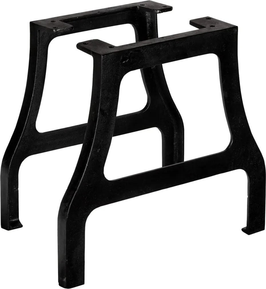 Pernas para mesa de centro 2 pcs estrutura em A ferro fundido