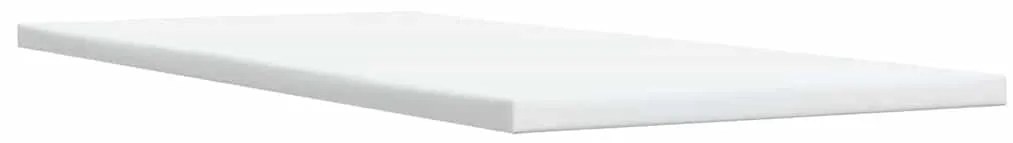 Cama com molas/colchão 90x200 cm tecido cinza-claro
