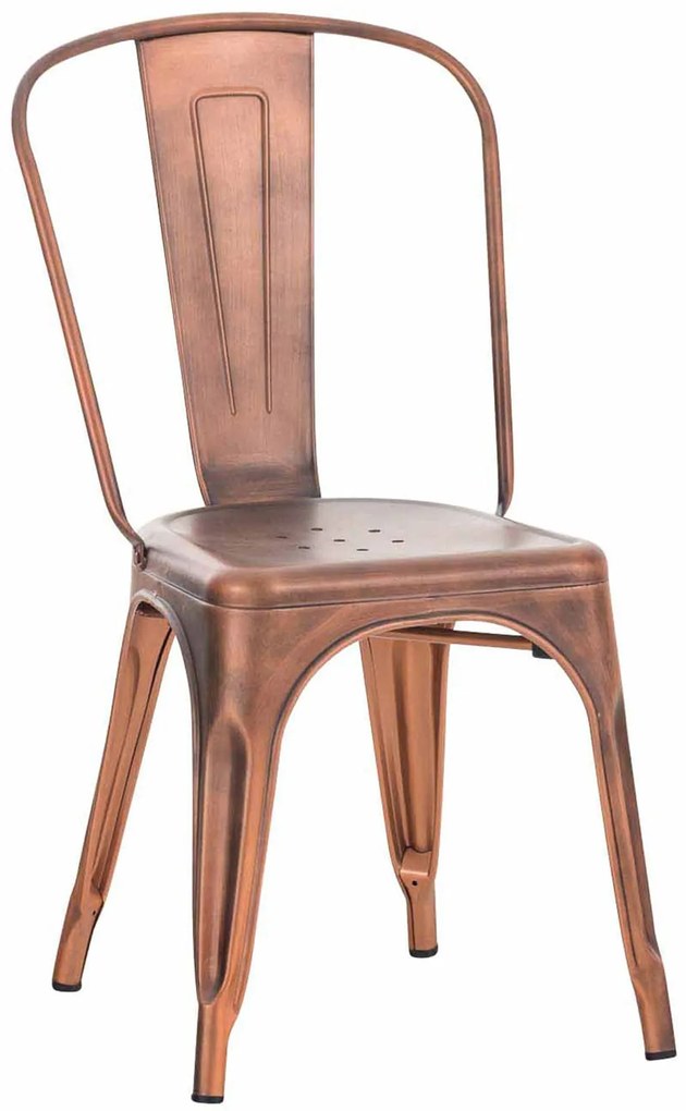 Cadeira metálica Benedikt 89 x 44 x 48 cm Cobre