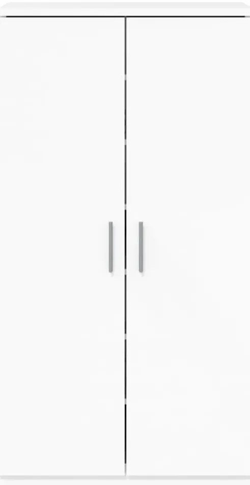 Sapateira 55x35x108 cm derivados de madeira branco brilhante