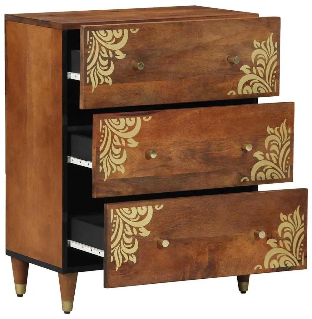 Buffet 60x33x75 cm Madeira Sólida de Mangueira