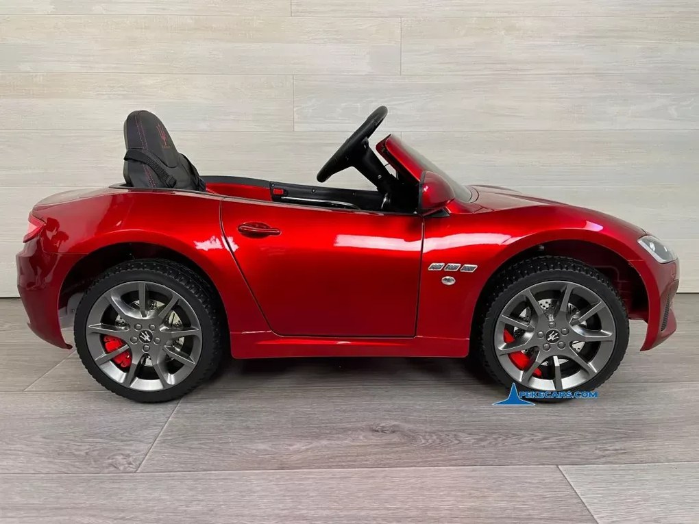 Carro elétrico para crianças Maserati GC Sport 12V 2.4G Vermelho Metalizado