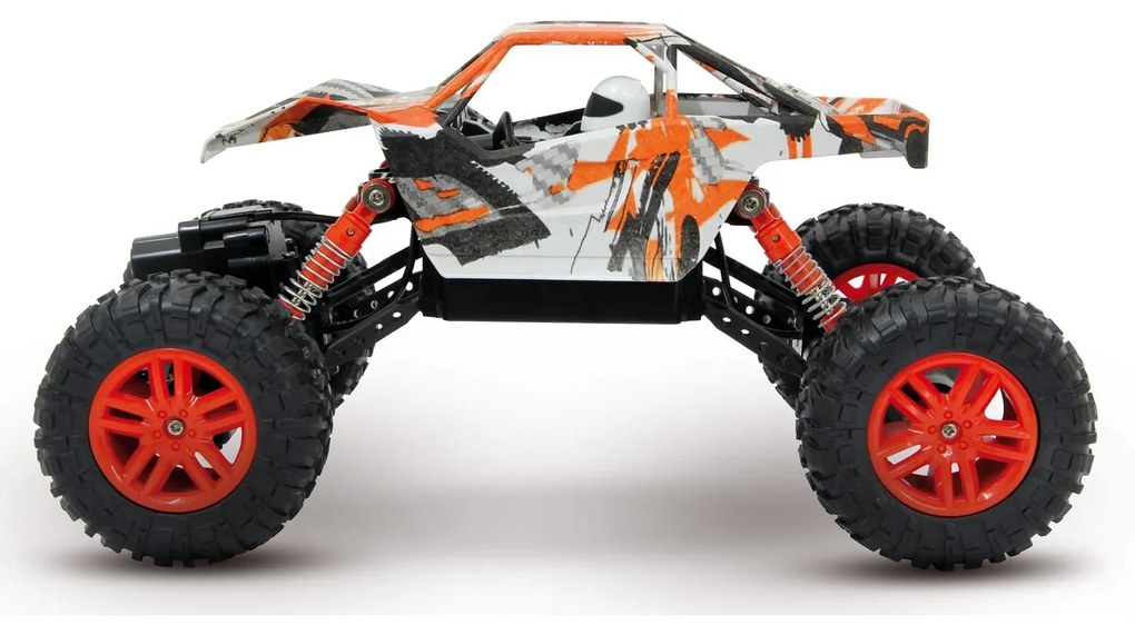 Carro Telecomandado Hillriser Crawler 4WD 1:18 Laranja 2,4GHz