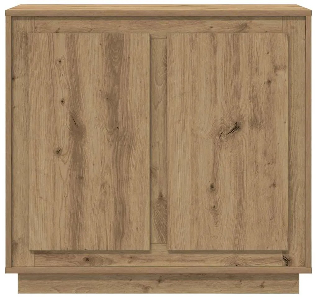 Estante vidaXL Artisan Carvalho 80x34x75 cm Madeira de engenharia