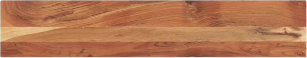 vidaXL Tampo de mesa retangular 140x20x3,8 cm madeira de acácia maciça