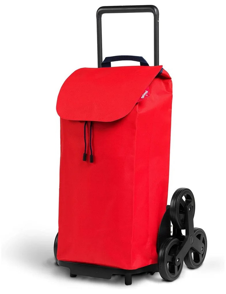 Carro de Compras Gimi Tris Urban Vermelho 52 L