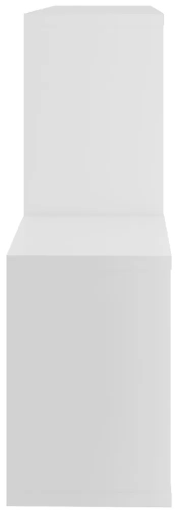 Estante de parede 100x18x53 cm derivados de madeira branco