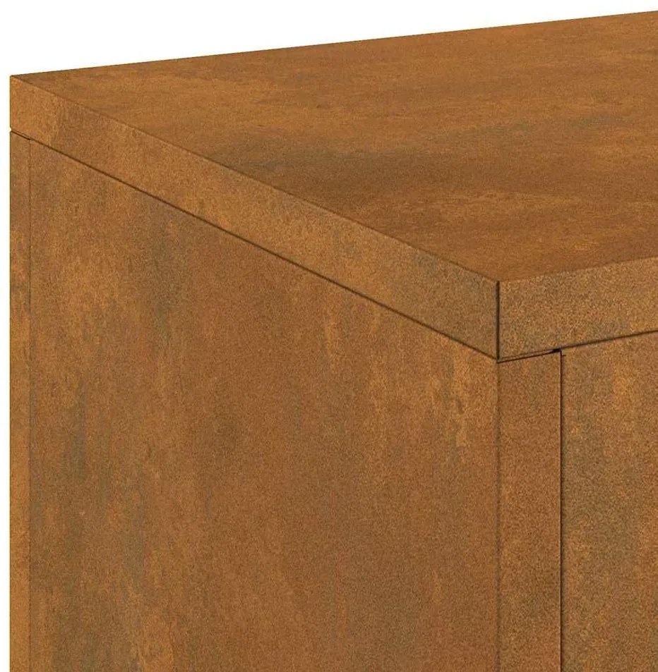Suportes de Plantas Externos Pilar 2 pcs 24x24x55 cm Aço em Tempo de C