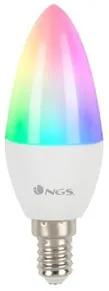 Lâmpada Ngs Smart Wifi LED Bulb Gleam 514c Halogena Cores 5w 500 Lumens e14 Regulável em Intesidade