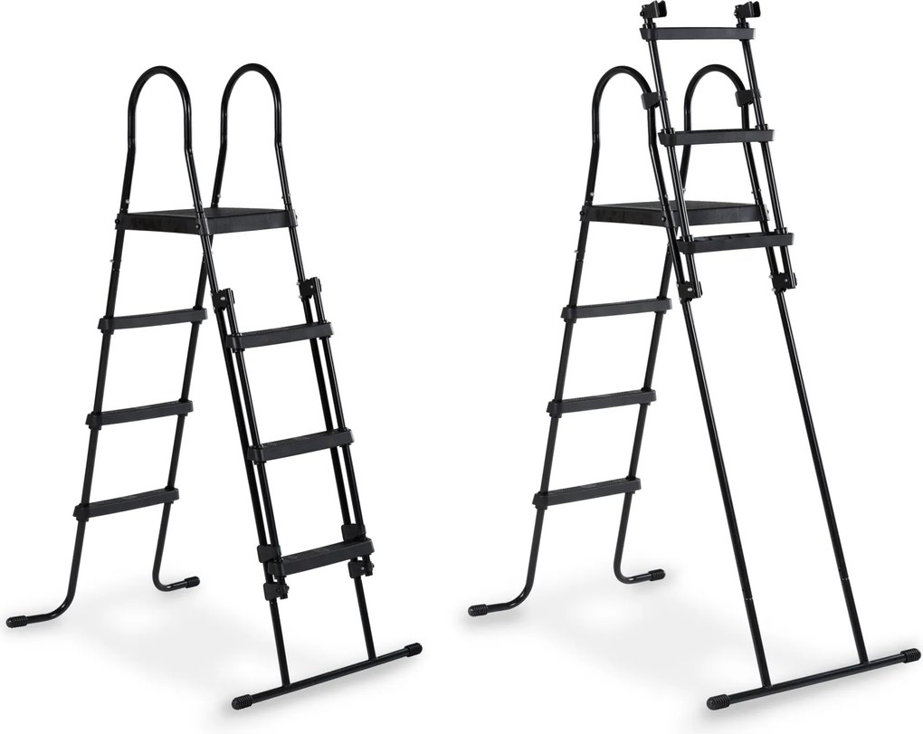 Piscina redonda Stone ø427x122cm com bomba de filtragem -Cinzenta