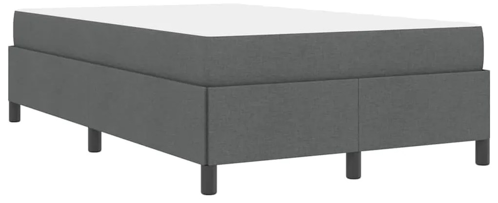 Cama Box Cinza escuro, Preto 120 x 190 cm