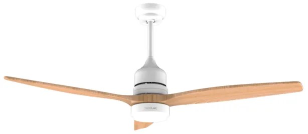 Ventoinha de teto EnergySilence Aero 5275 WhiteWood  de 40 W e 52’’ com motor DC, luz LED, dupla altura, controlo remoto