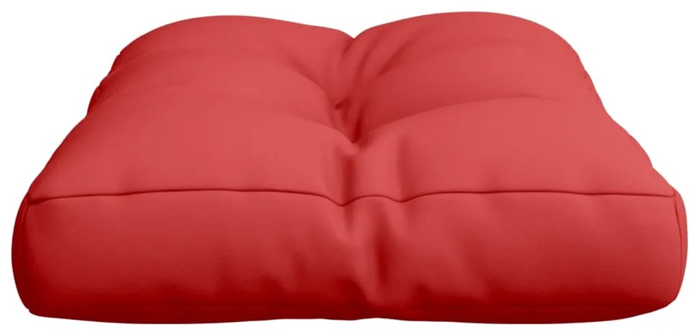 Almofadão para paletes 50x40x12 cm tecido vermelho