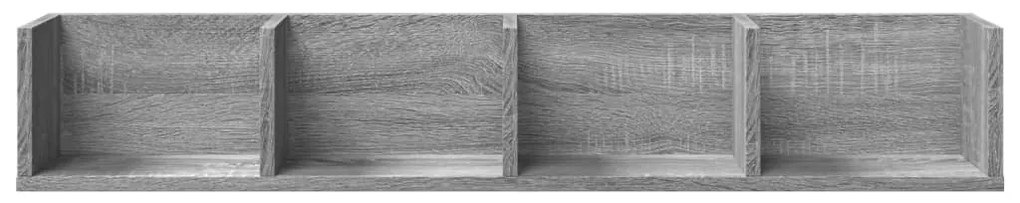 Armários parede 2 pcs 99x18x16,5 cm deriv. madeira cinza sonoma