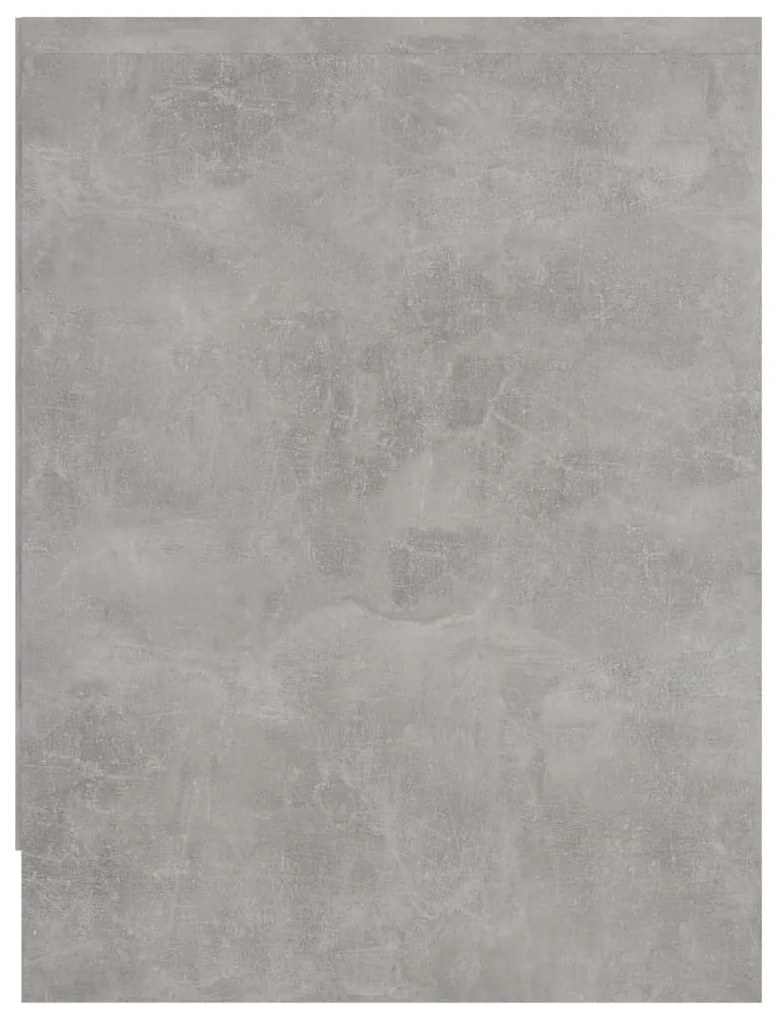 Mesa de cabeceira 40x30x40cm derivados de madeira cinza cimento