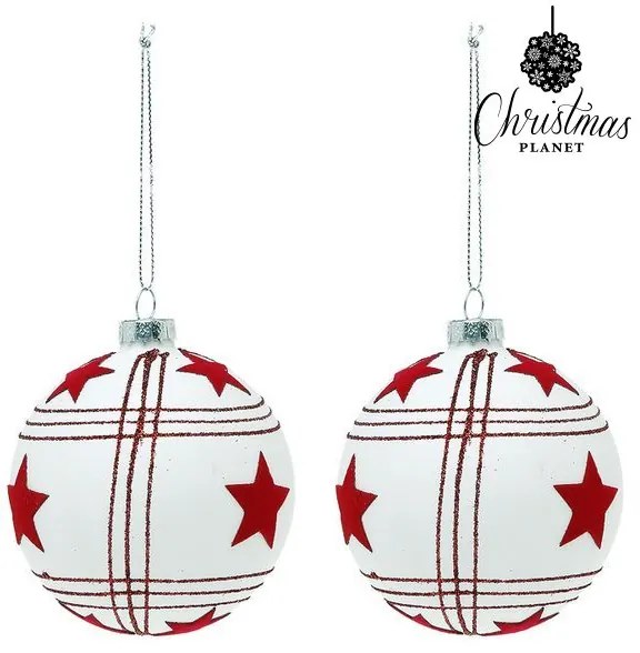 Bolas de Natal Christmas Planet 8656 8 cm (2 Uds)