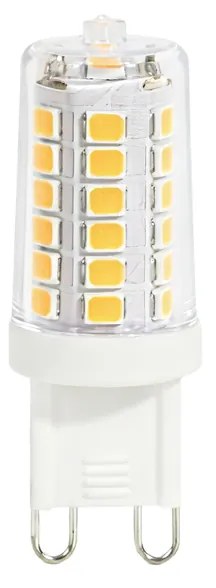 Conjunto de 5 lâmpadas LED G9 transparentes 3,5W 480 lm 3000K