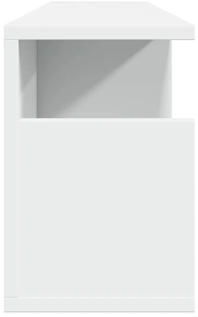 Armário parede 80x20x30 cm derivados de madeira branco