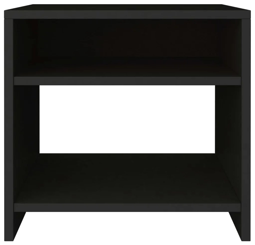 Mesa de cabeceira 40x30x40 cm derivados de madeira preto