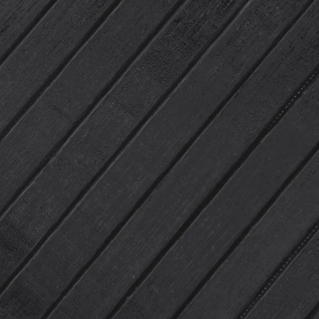 Tapete retangular 60x100 cm bambu cinzento