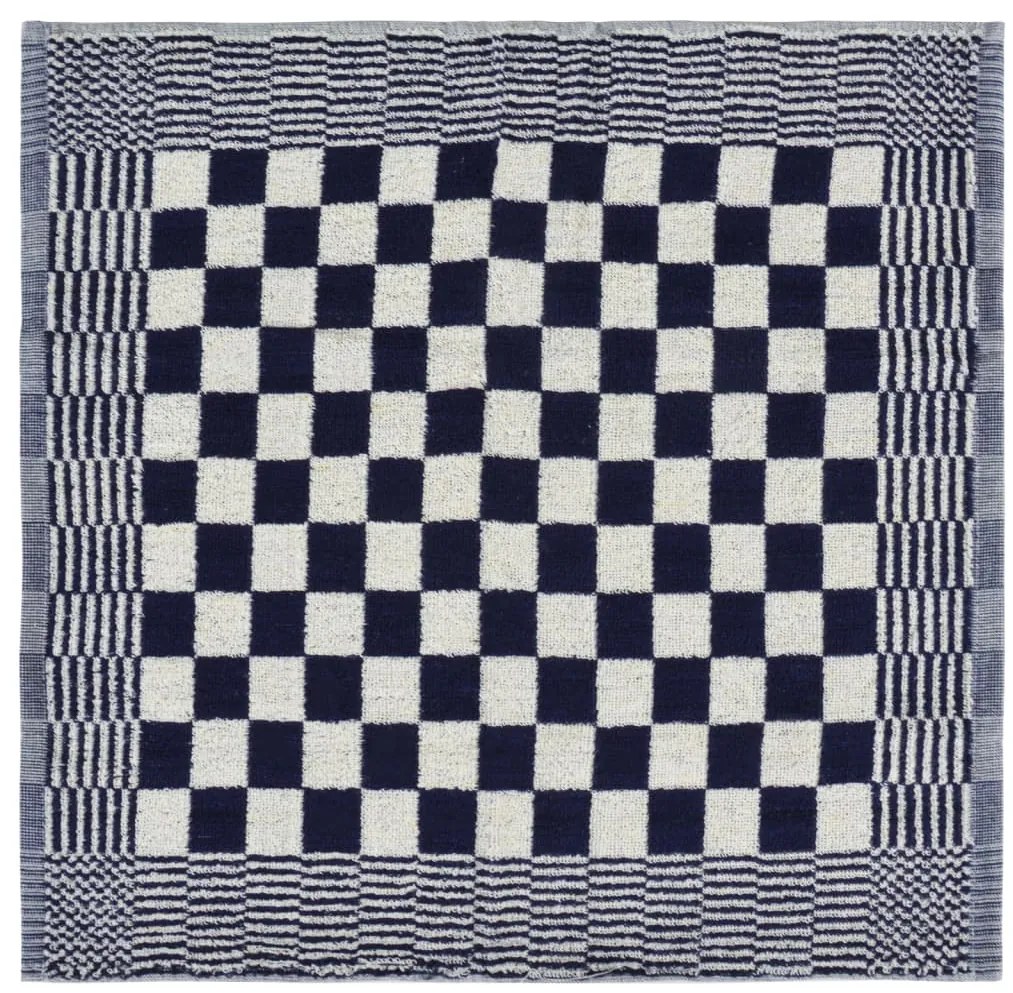 Conjunto de panos de cozinha 50 pcs algodão azul e branco