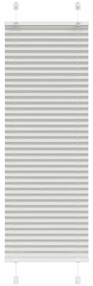 Cinzento Luz Plissada Cega 40x150 cm Largura Tecido 39,4 cm