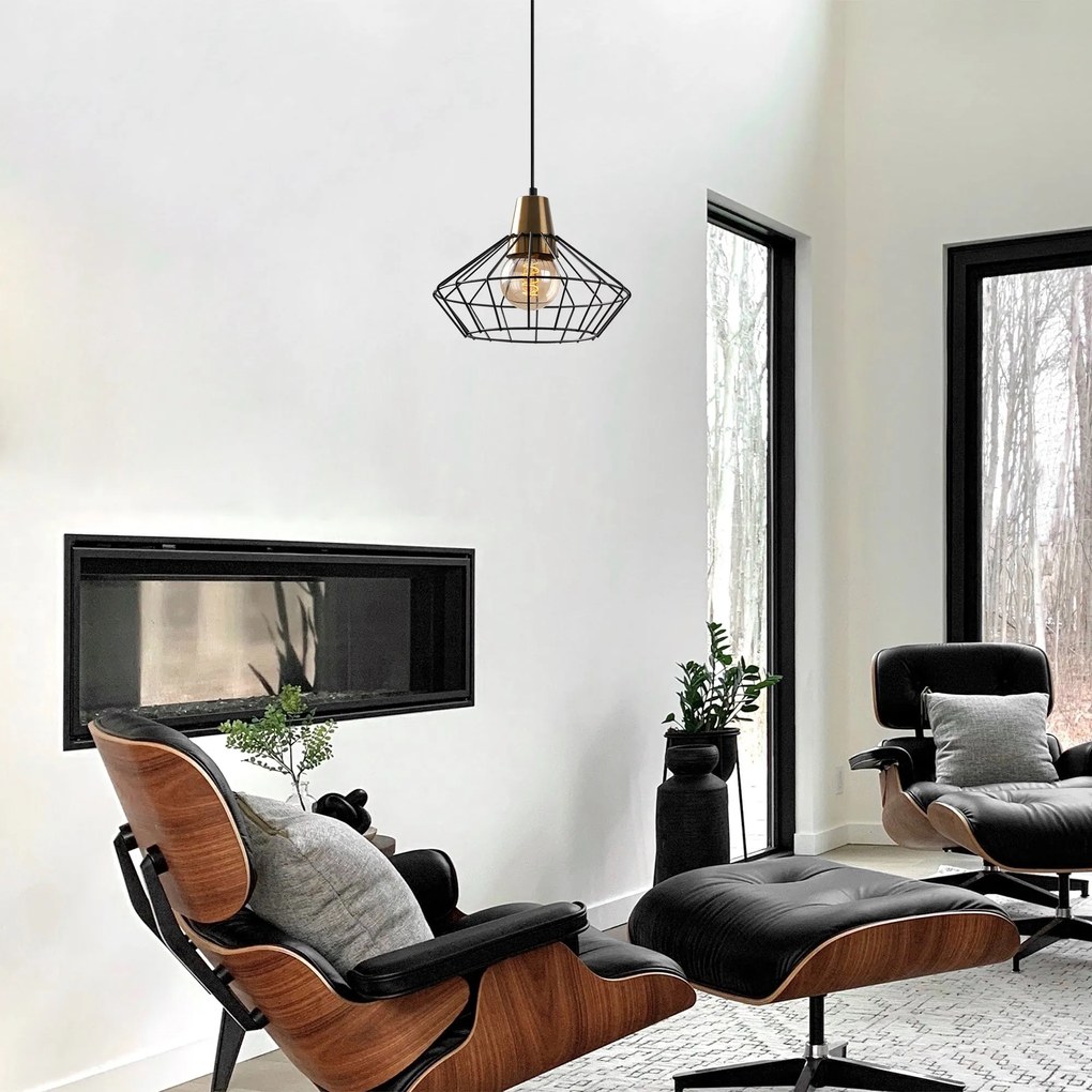 Chandelier Wire – Preto – 30 x 30 cm