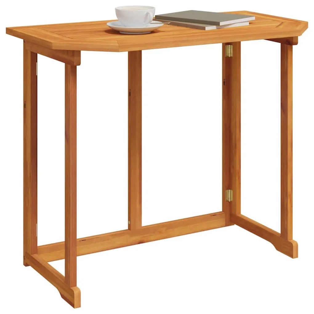 Mesa de bistrô 90x50x75 cm madeira de acácia maciça