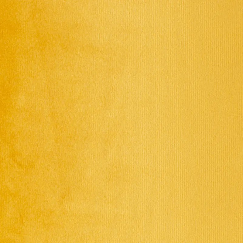 Abajur de veludo amarelo 20/20/20 com interior dourado