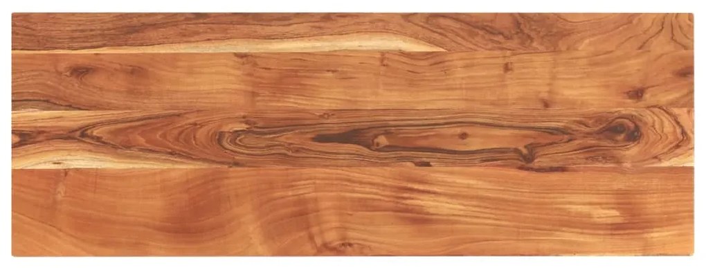 vidaXL Tampo de mesa retangular 140x50x2,5 cm madeira de acácia maciça