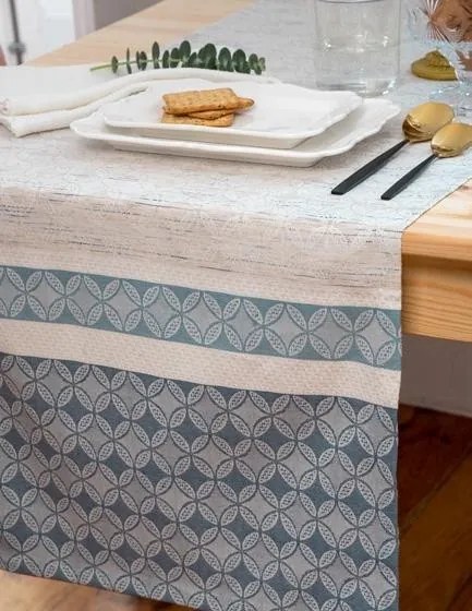 DeVilla - Toalhas de mesa rectangulares: Azul Toalha de mesa 170x250 cm