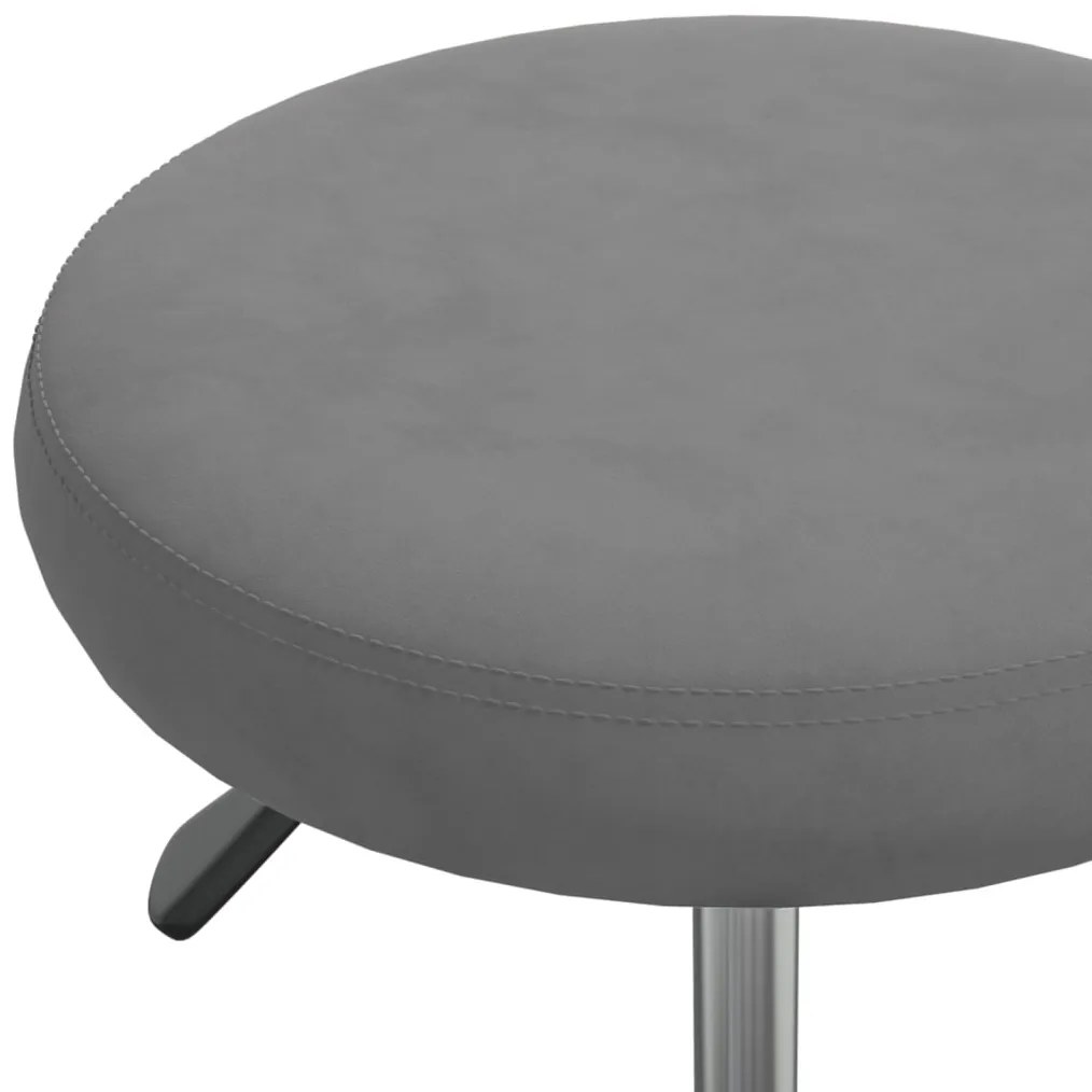 Cadeira de jantar veludo cinzento-escuro