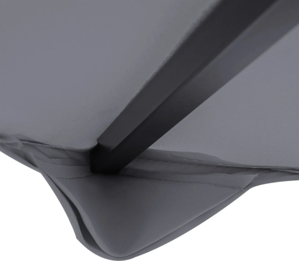 Substituição de Cobertura para Pergola de Jardim (NÃO INCLUIDA) Tela de Substituição para Gazebo Tenda 3x3 m Cinza