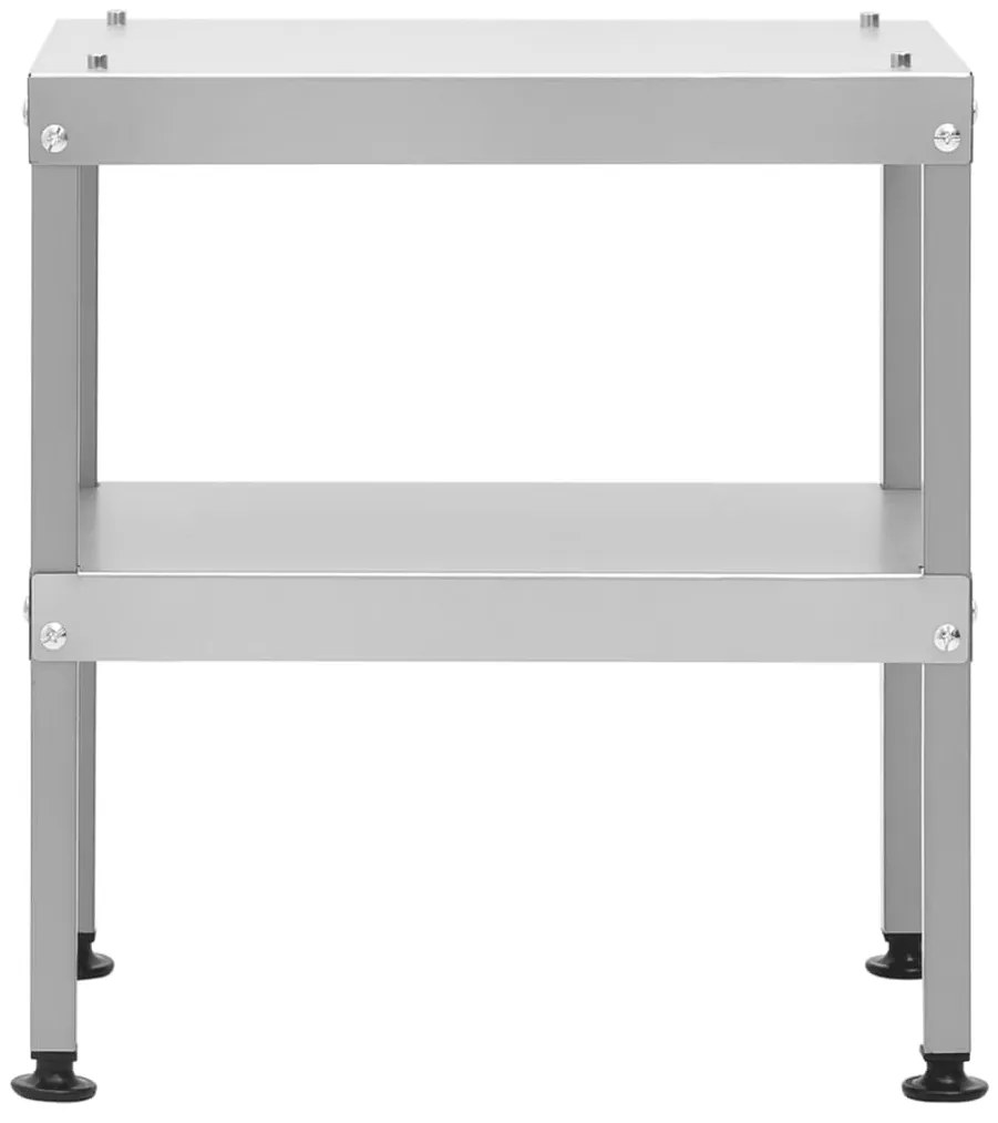 Mesa para forno defumador 40x28x44,5 cm aço galvanizado