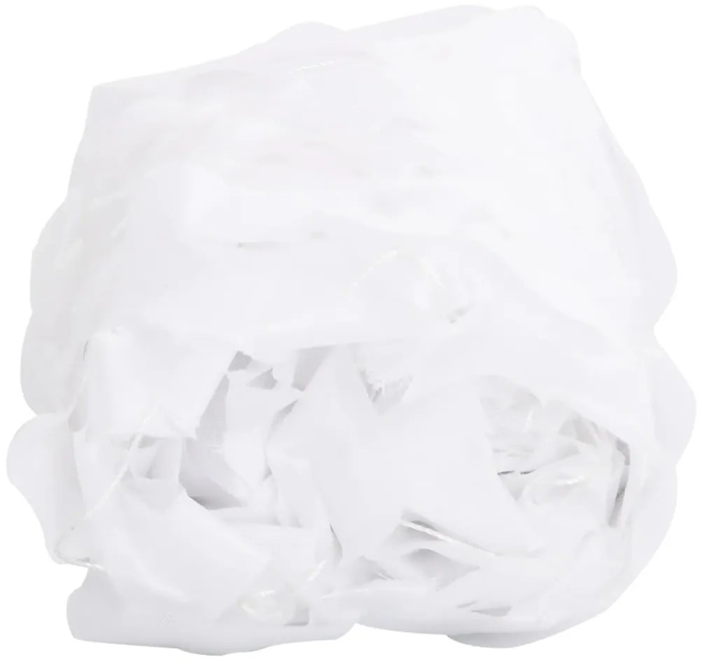 Rede de camuflagem com saco de arrumação 809x207 cm branco