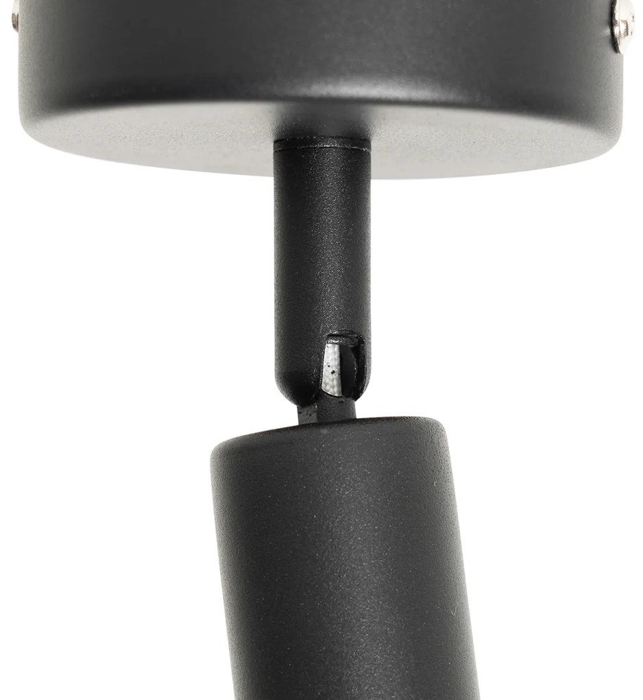 Foco moderno preto com dourado - Lofty Moderno