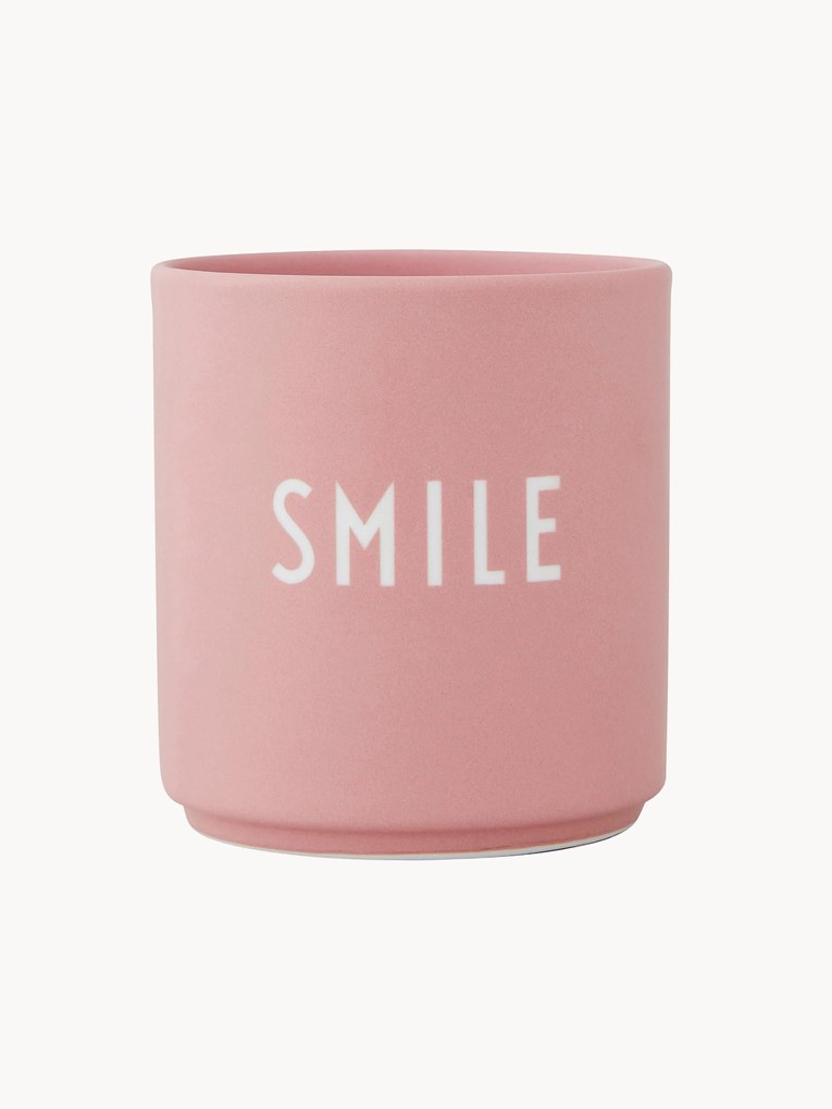 Caneca de design Favourite Smile com inscrição