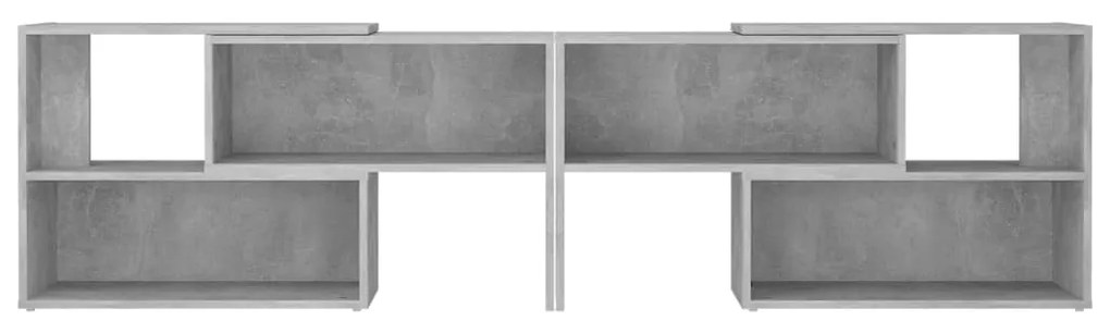 Móvel de TV 149x30x52 cm derivados de madeira cinzento-cimento
