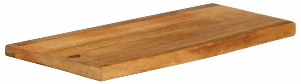 Tampo de mesa c/ borda viva 70x20x3,8 cm mangueira maciça