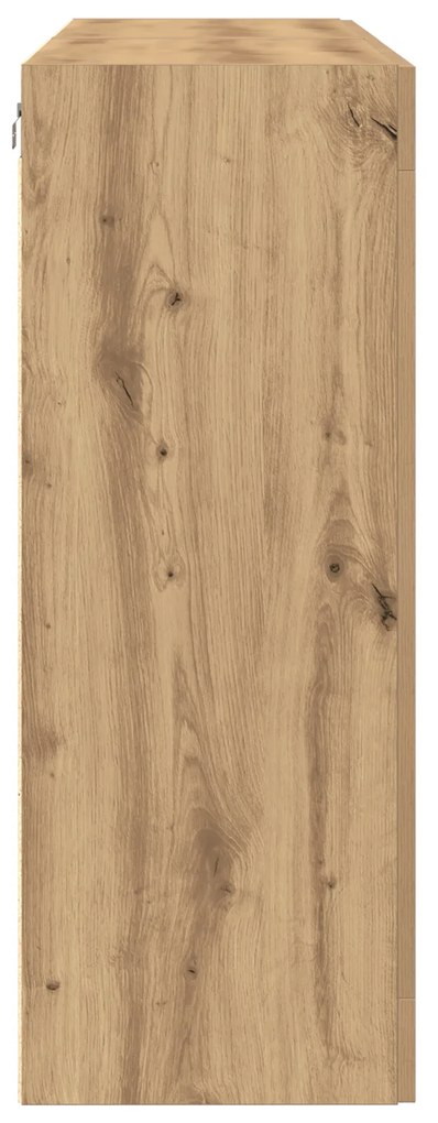 Armários de parede 2 pcs Carvalho Artisan 69,5x34x90 cm Madeira de eng